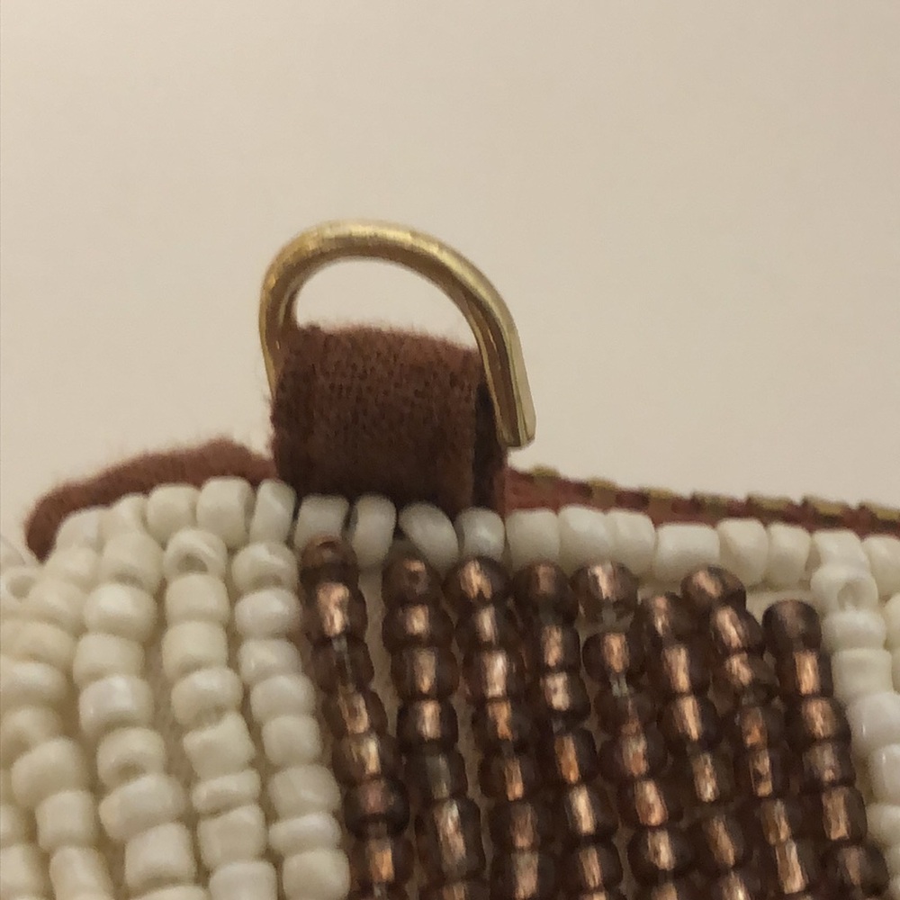 BEADED MONOGRAM CLUTCH - Picture 7 of 7